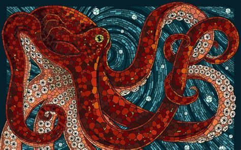Octopus Sealife Underwater Ocean Sea Art Artwork Wallpaper