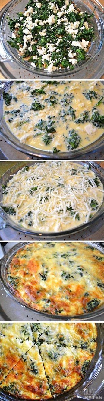 This crustless mushroom quiche is an easy gluten free brunch dish your guests will love. Spinach Mushroom and Feta Crustless Quiche | Recipe | Food ...