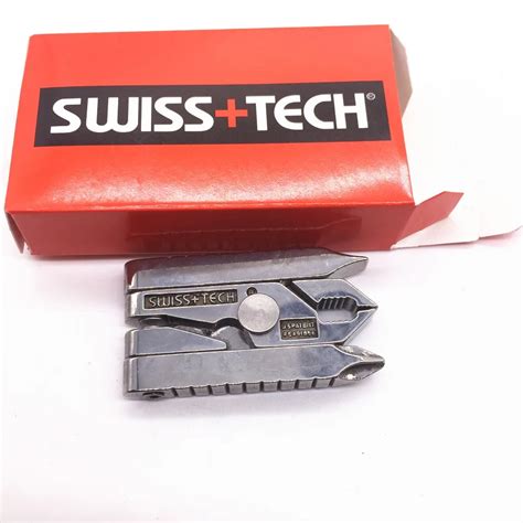 Swiss Tech 6 In 1 Multi Function Outdoor Tool Clamp Mini Pliers