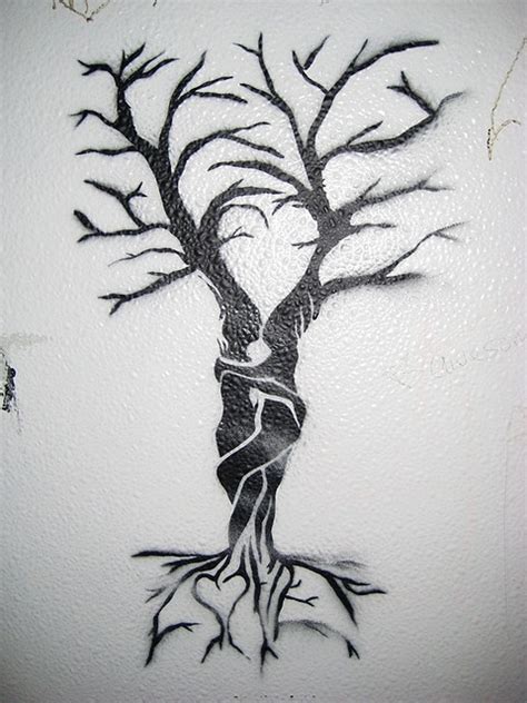 Tree Stencil Detail Tree Of Life Tattoo Tree Stencil Tree Tattoo