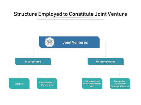 Structure Employed To Constitute Joint Venture PowerPoint Slide