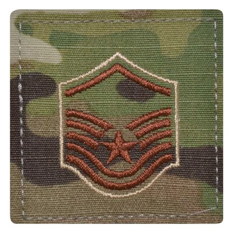 Air Force Master Sergeant Rank Ocpscorpion With Hook And Loop
