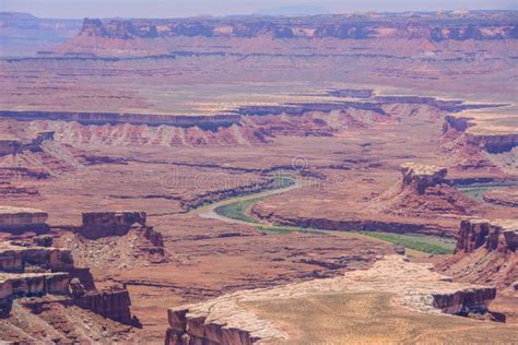View Of The Colorado River In Canyonlands National Park Utah Usa Stock