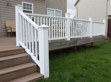 Deck railing_pvc railing_deck railing system. How To Install Vinyl Deck Railing | TcWorks.Org