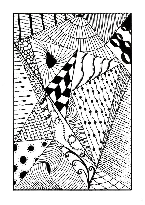 Adult coloring books are also available. Color in a geometric coloring page that looks like ...