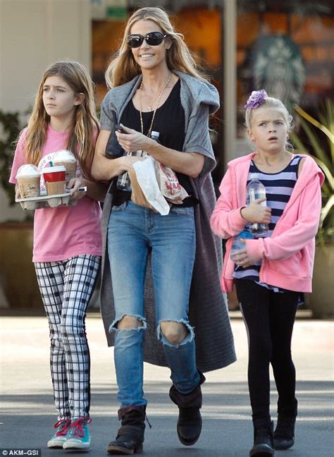 Denise Richards And Her Doppelganger Daughters Sam 10 And Lola 9