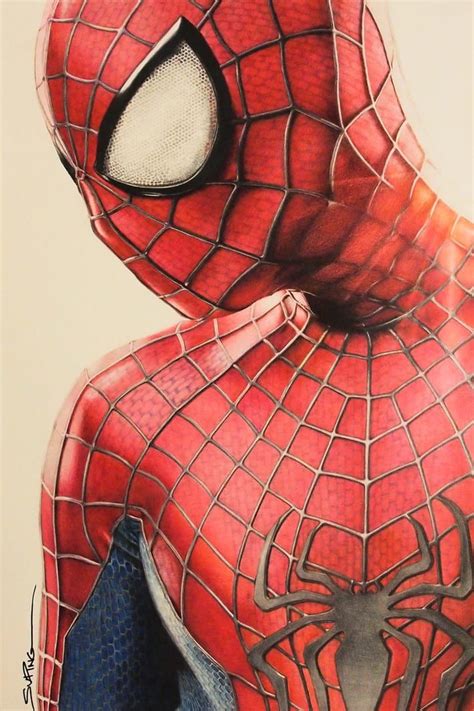 This Colored Pencil Sketch Of Spider Man Is So Good Itll Mess With