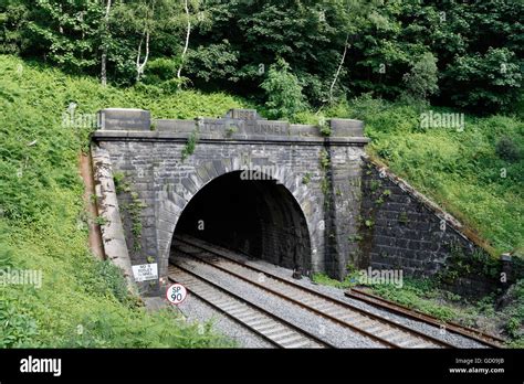 Entrance To Totley Railway Tunnel At Grindleford In Derbyshire England