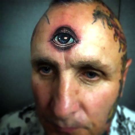 The value of this tattoo has several interpretations. A crazy, but meaningful third eye tattoo inked on the man ...