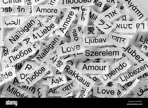Love Word Black And White Stock Photos And Images Alamy