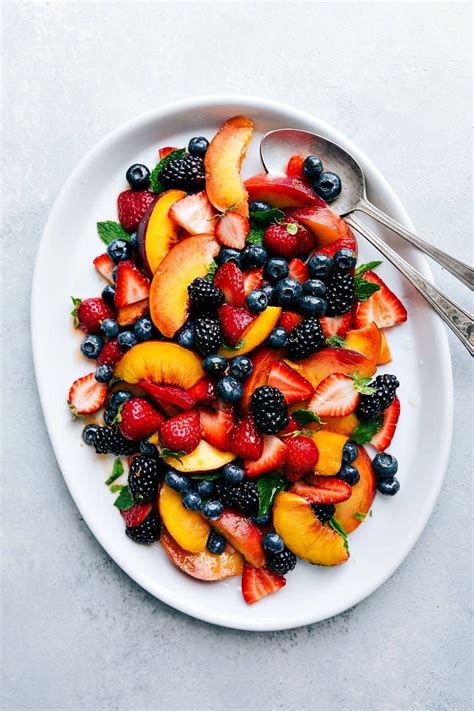 Mixed Berry Fruit Salad Recipe Recetas De Ensalada De Frutas Recetas