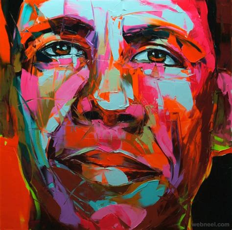 A number of wonderful new portraits by french painter françoise nielly who is absolutely prolific, posting a new works to her website every couple of days it seems. 25 Vibrant and Explosive Colorful Paintings by Francoise ...