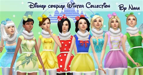 My Sims 4 Blog Disney Cosplay Collection Bow Dresses And Boots By Nana