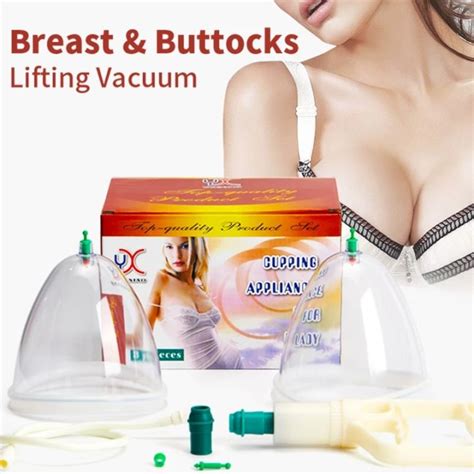 Cm Big Cups Enlarge Women Breasts Hips Pump Vacuum Suction Cupping Set Women S Chest Cup