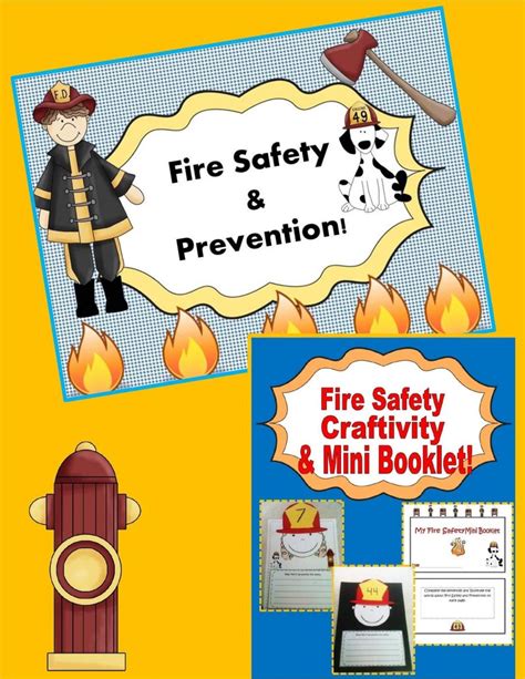 All About Fire Safety Booklet Powerpoint And Craftivity Engaging