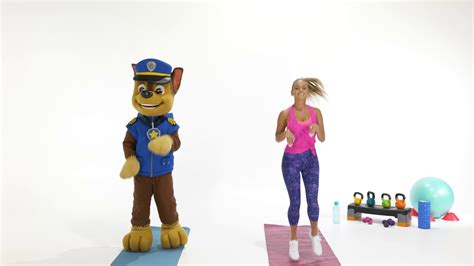Paw Patrol Workouts With Chase Youtube