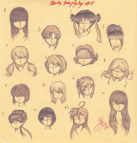 Tipos De Cabello Femenino Manga Hair Girl Hairstyles Anime Hair