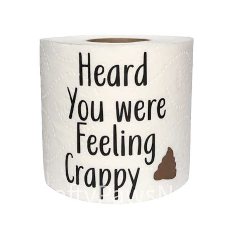 Get Well Soon T Feeling Crappy Funny Get Well T Etsy