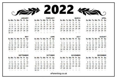 Gregorian Calendar 2022 Blank Calendar Template Calendar Calendar