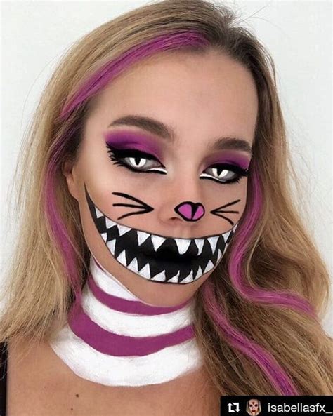 50 Scary Halloween Makeup That You Must Know Cat Halloween Makeup