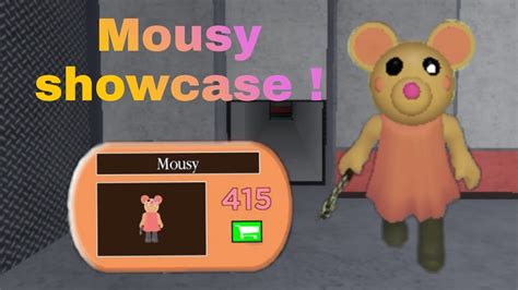New Mousy Skin Showcase Roblox Piggy Youtube