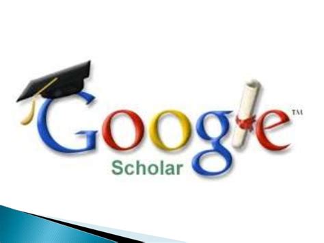 Google has had many logos since its renaming from backrub. Presentation google scholar