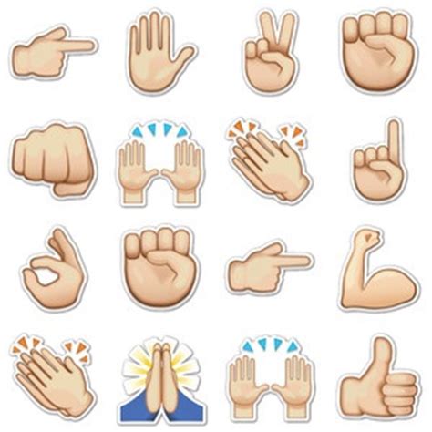 Your device needs to support this particular emoji in order for you to be able to use it, otherwise the emoji may not appear. Hand Gestures Emojis, $16, now featured on Fab. | hand ...