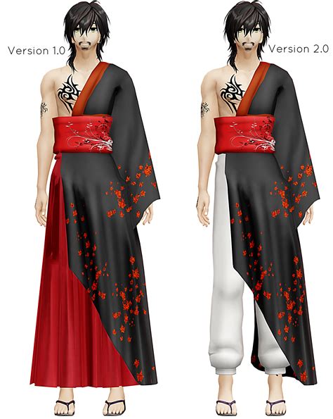 Male Kimono Outfit Update By Xxfrenchtoastxx On Deviantart