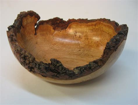 Hand Crafted Natural Edge Cherry Burl Bowl By Battermans Custom