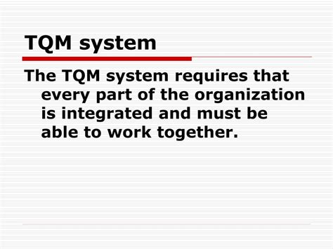 Ppt Total Quality Management Tqm Powerpoint Presentation Free