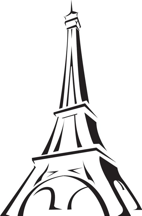 Drawing Of Eiffel Tower Clipart Best