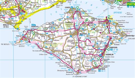 Isle Of Wight Map Isle Of Wight London Attractions Popular Holiday