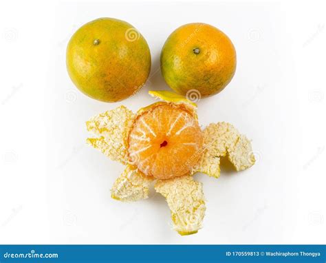 Orange Fruit Background Citrus Reticulata Blanco Tangerine