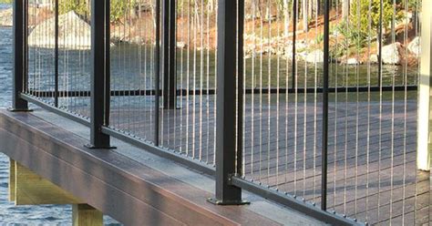 The Fortress Vertical Cable Railing System Is Easy To Assemble And