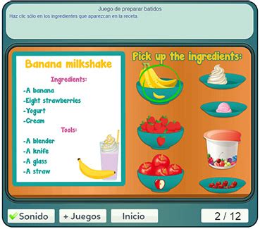 Juegos de cocina | Mundo Primaria