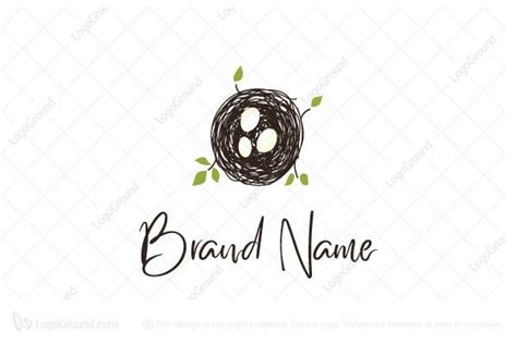 Bird Nest Logo Nest Logo Logo Cafe Design