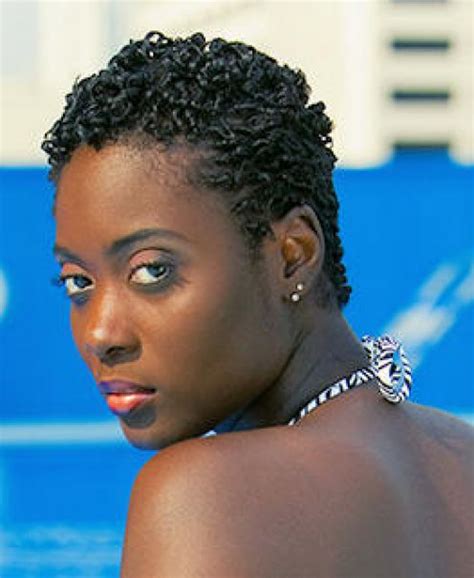 Short Natural Hairstyles For Black Women Curl Hair Style
