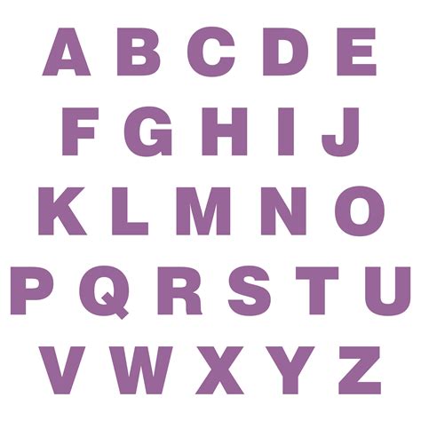 9 Best Images Of Full Size Printable Letters Large Size Alphabet
