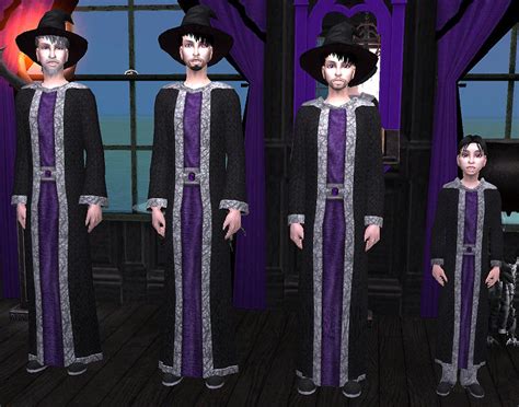 Mod The Sims Evil Warlok Robes Set A Better Option For Your Warlok