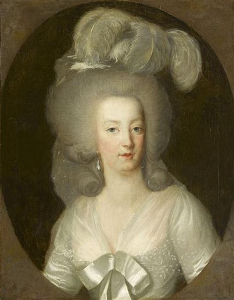 1784 Marie Antoinette Wearing A White Sheath Dress By Wilhelm Böttner