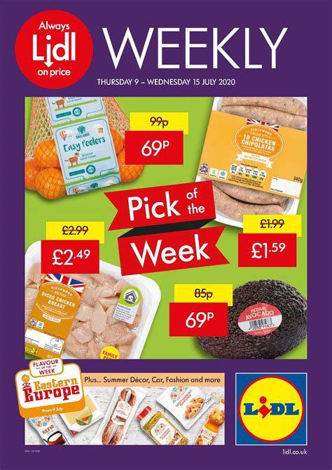 LIDL UK - Offers & Special Buys for July 9