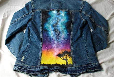 Painting a pair of jeans is an easy way to take a wardrobe staple to the next level! Upcyled Small Denim Jacket - on sale in the Etsy shop ...