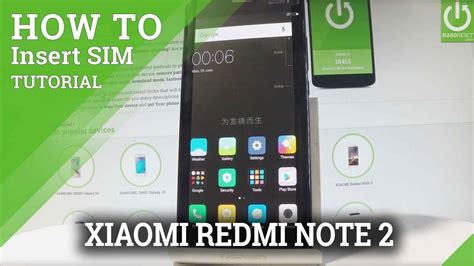 How To Set Up SIM In XIAOMI Redmi Note Find Nano SIM Slot YouTube