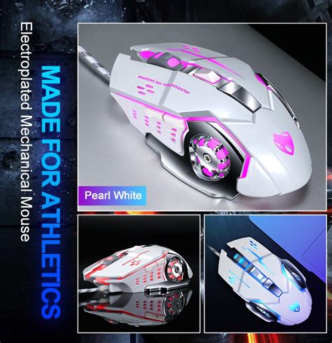 Pro Gamer Gaming Mouse 8d 3200dpi Adjustable Wired Optical Led Computer