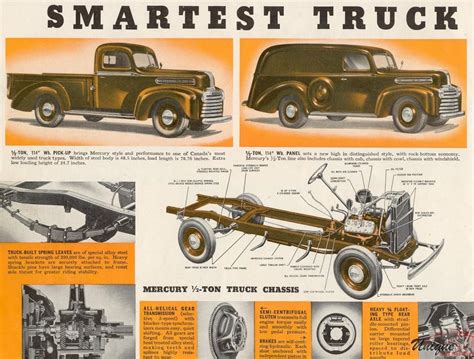 1946 Mercury Trucks Brochure