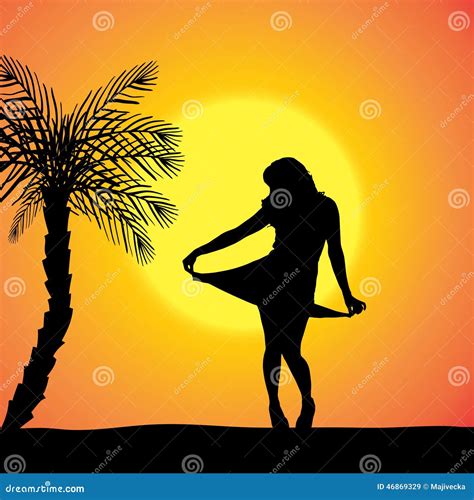 Vector Silhouette Of A Woman Stock Vector Illustration Of White Women