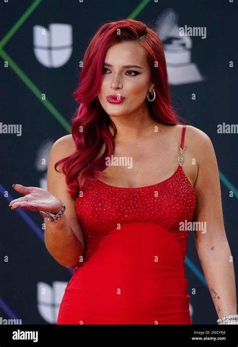 Bella Thorne Arrives At The 22nd Annual Latin Grammy Awards On Thursday