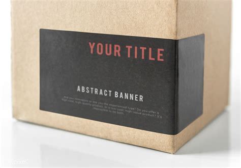 Natural paper box packaging mockup | free image by ...