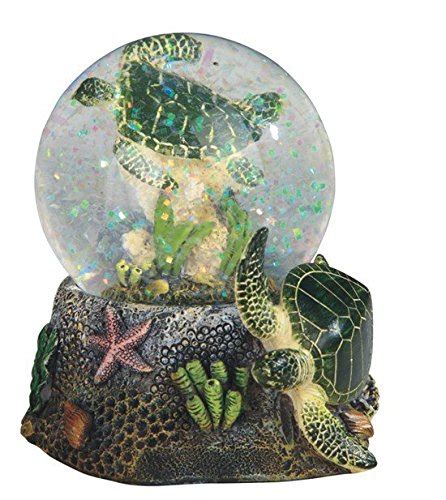 Sea turtle statue parasite wood carving mushroom hand carved sealife bali art. StealStreet Marine Life Snow Globe with Sea Turtle Statue ...