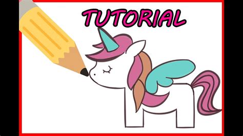 Como Dibujar Un Unicornio Paso A Paso Facil 🦄 🦄 🦄 Youtube